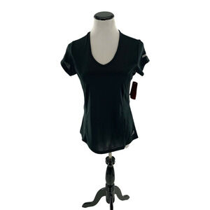 BCG Tru wick T-Shirt Women M Short Sleeve V-Neck Activewear Running Pullover NWT